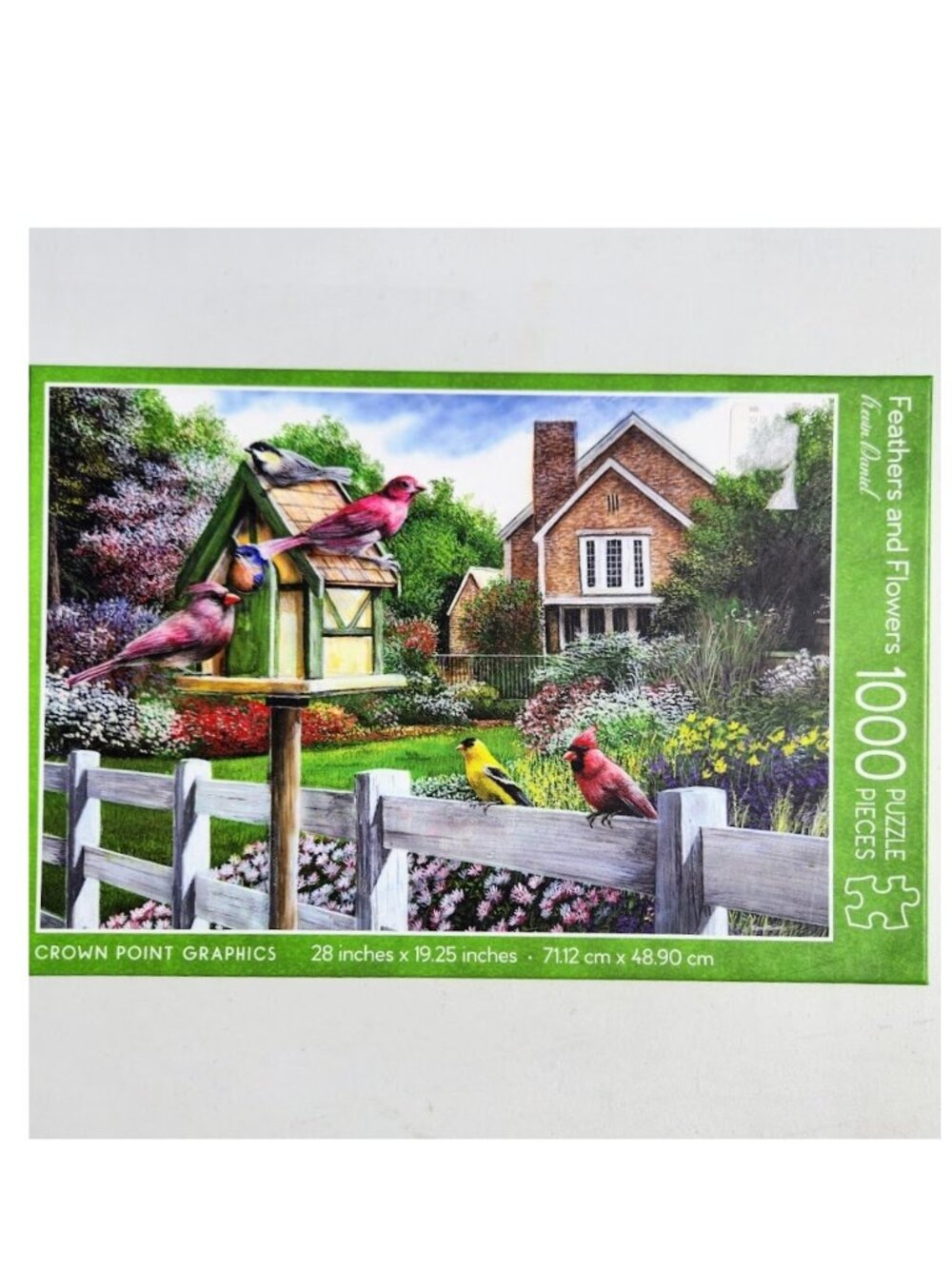Feathers and Flowers 1000 Piece Jigsaw Puzzle Kevin Daniel Wild Birds Puzzle wit